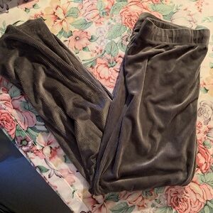 Juicy Couture Olive Green Velour Track Pants Size Large